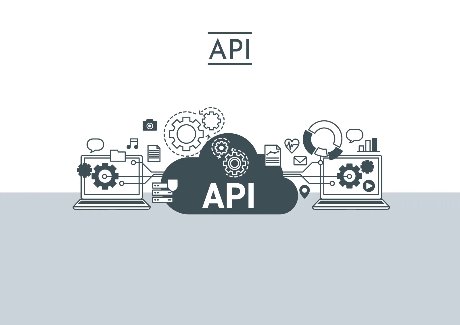 APIを表したイラスト画像