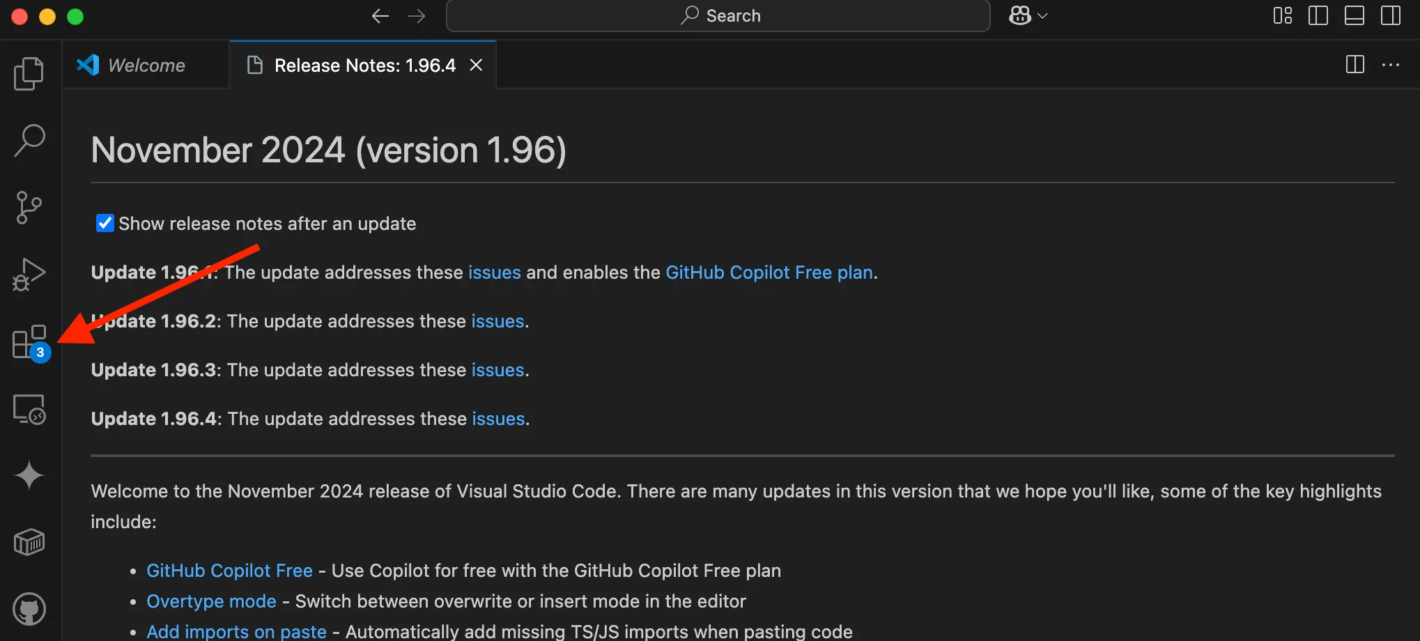VSコードの設定画面
